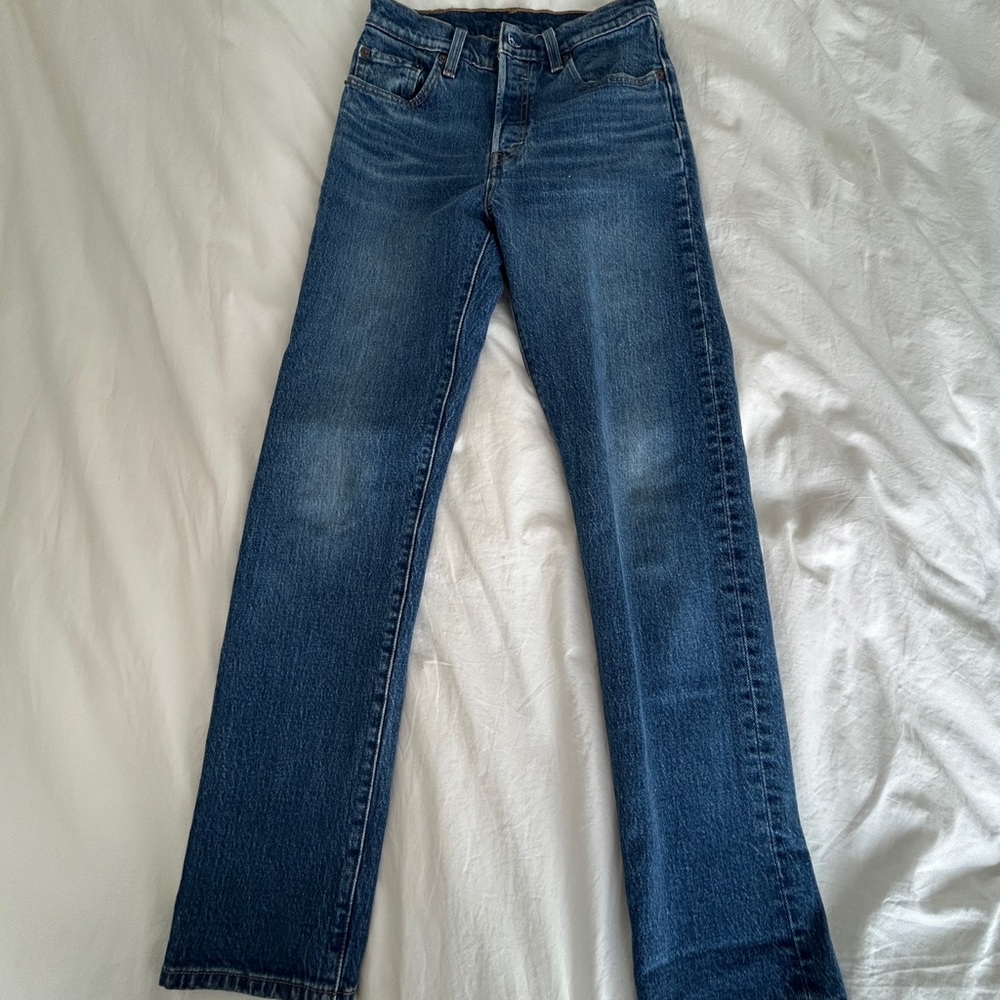 Vintage Levi's Blue Straight Leg Jeans Classic Style